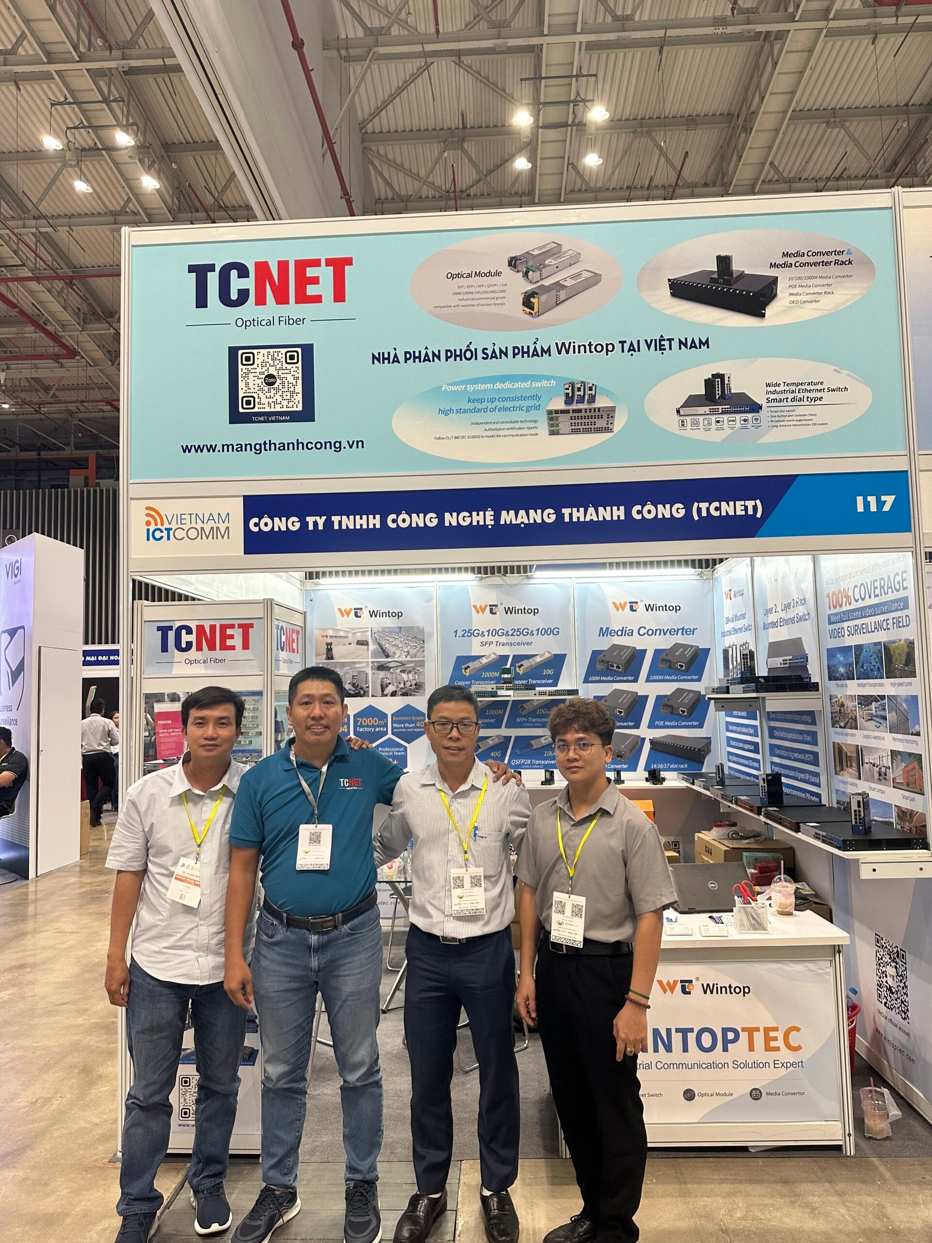 WINTOPTEC Tham Gia ICT COMM Vietnam 2025