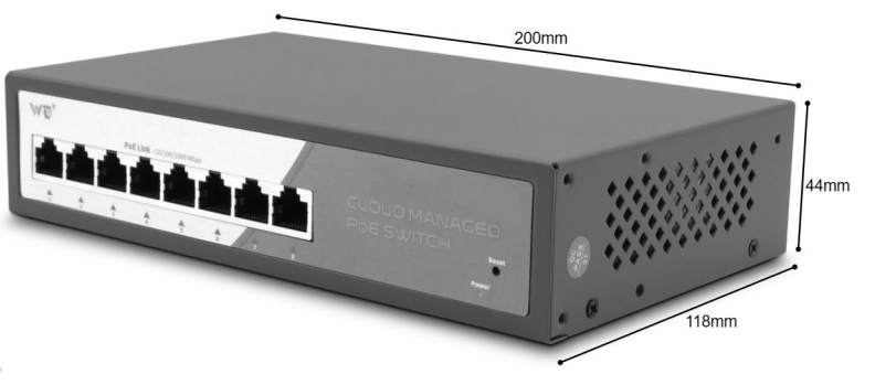 CM678-8GT-8POE Kích thước sản phẩm (mm)