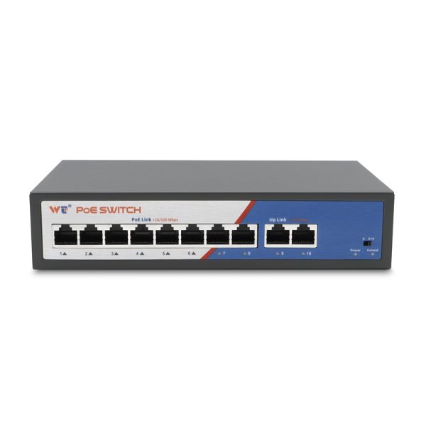 Switch 100/1000Mbps Wintop CM2510-10T-8POE