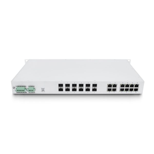 CM6000-12F12T-GN Layer 2 DIN-Rail Managed Switch