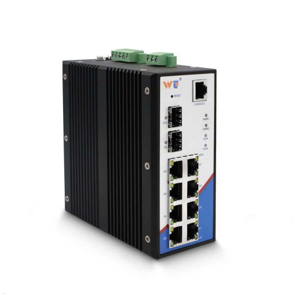 RS6000-2GF8GT Layer 2 Rail-Mounted Managed Switch