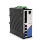 RS6000-4F4T-P Distribution Network Industrial Ethernet Switch 1