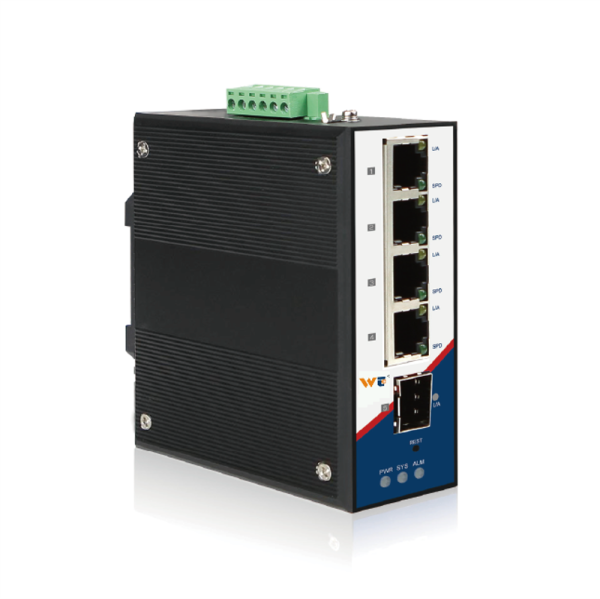 RS605-1GF4GT Layer 2 Rail-Mounted Managed Switch