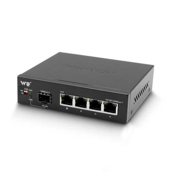 Bộ chuyển đổi quang điện Gigabit Wintop YT-DS205-1GF4GT