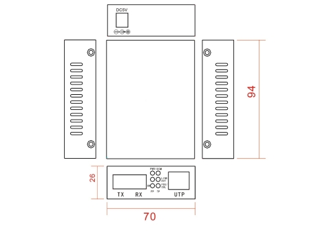 YT-8110SB-20A Kích thước sản phẩm (mm)