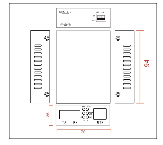 YT-P8110GSA-20 Kích thước sản phẩm (mm)