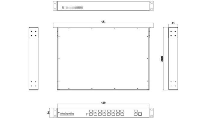 YT-CM6016-G-G16 Kích thước sản phẩm (mm)