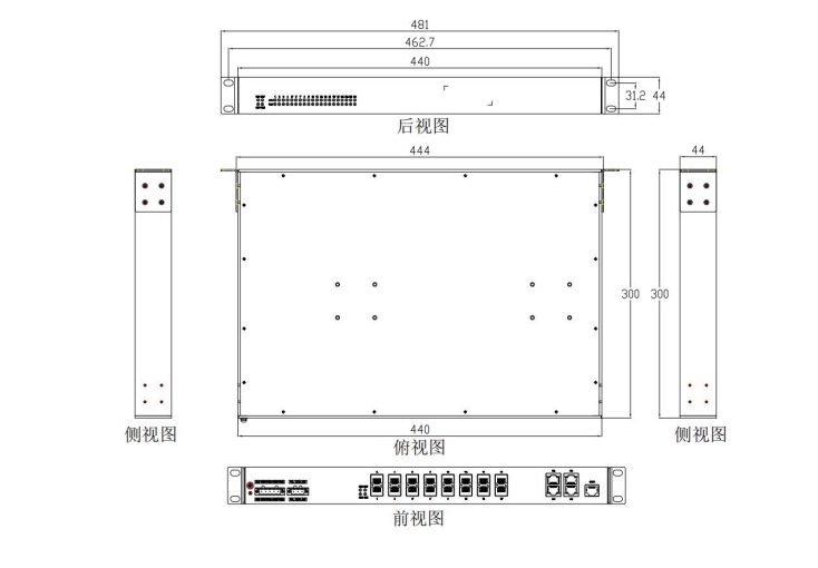YT-CM6016-Z-F16G4-GZK Kích thước sản phẩm (mm)