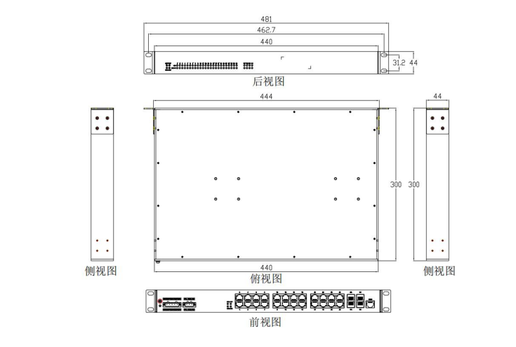 YT-CM6028-Z-E24G4-GZK Kích thước sản phẩm (mm)